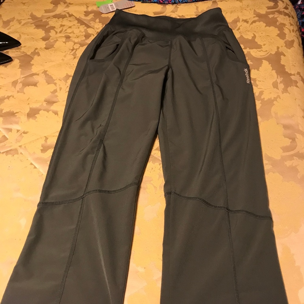 Reebok Women's Dark Grey Track / Fitness Pants - S